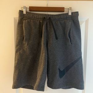 Small Gray Nike Sweat Shorts